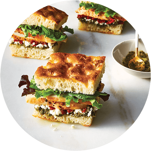 Chicken Pesto Sandwiches from The Minimalist Kitchen by The Fauxmartha