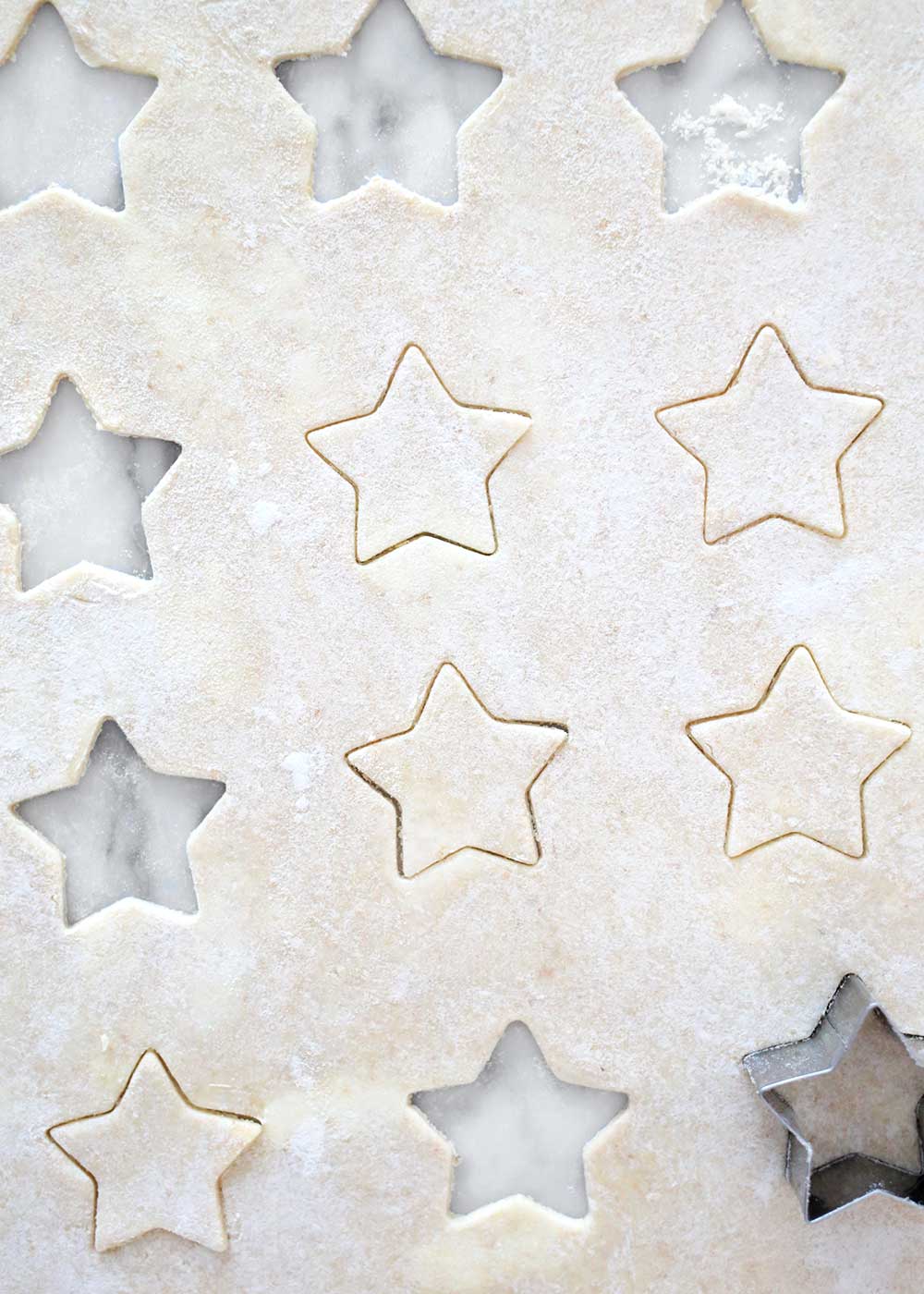 Pie Crust with stars from The Fauxmartha