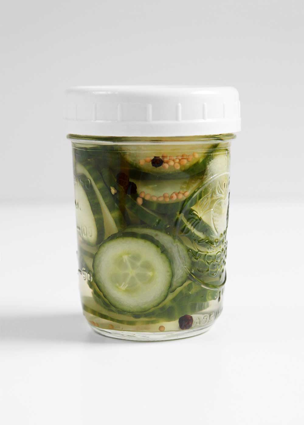 ball jars with pickles