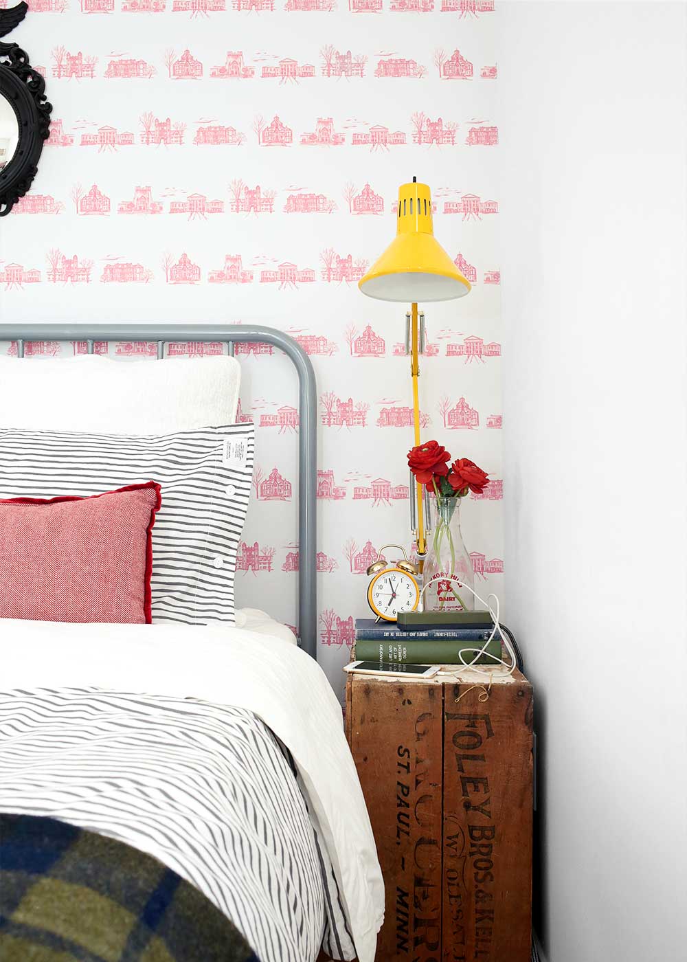 The guest room at The Fauxhouse from The Faux Martha