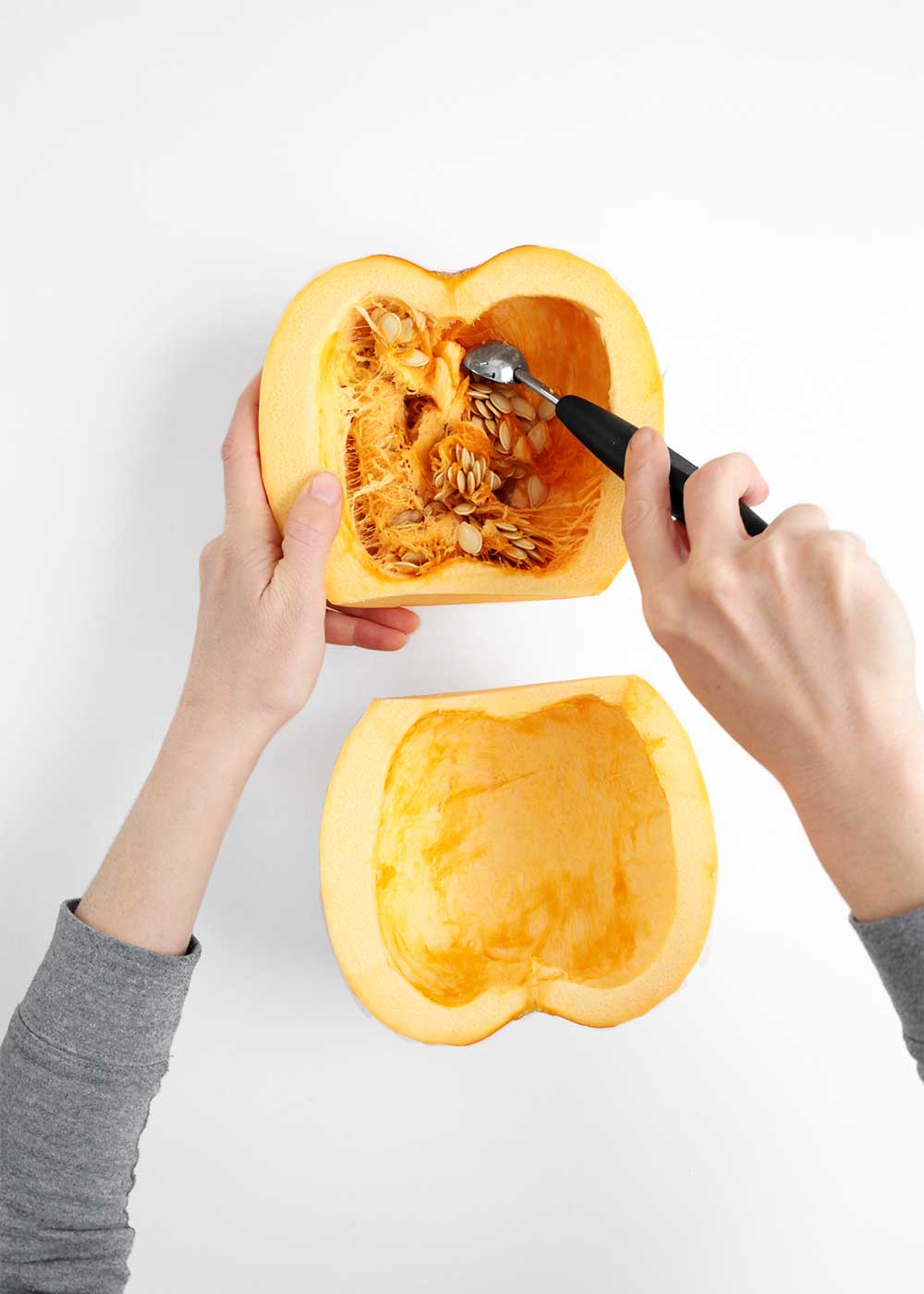 How to Puree Winter Squash from The Faux Martha