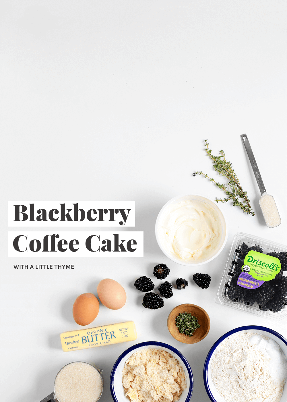 Blackberry Coffee Cake from The Faux Martha