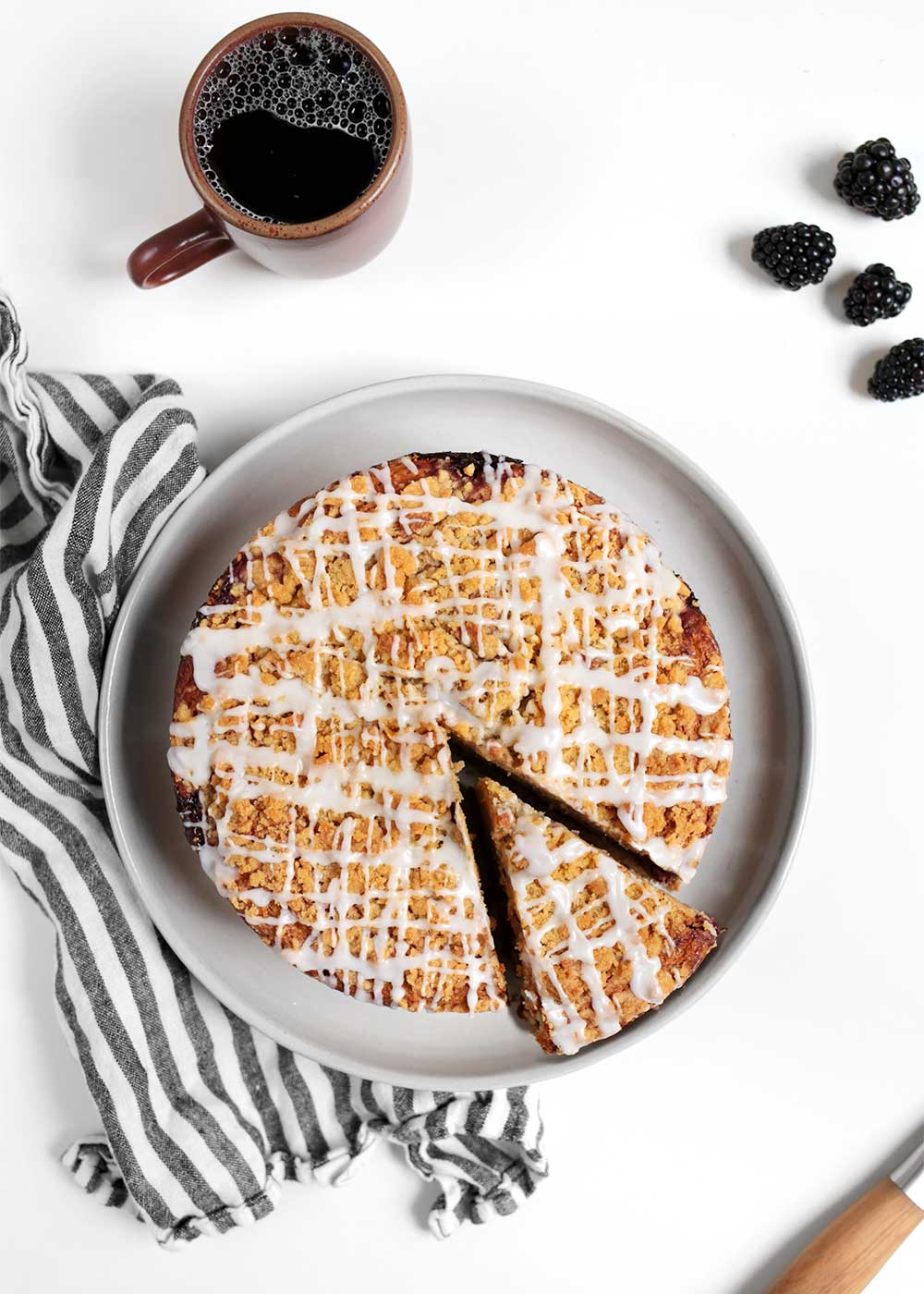 Blackberry Coffee Cake from The Faux Martha