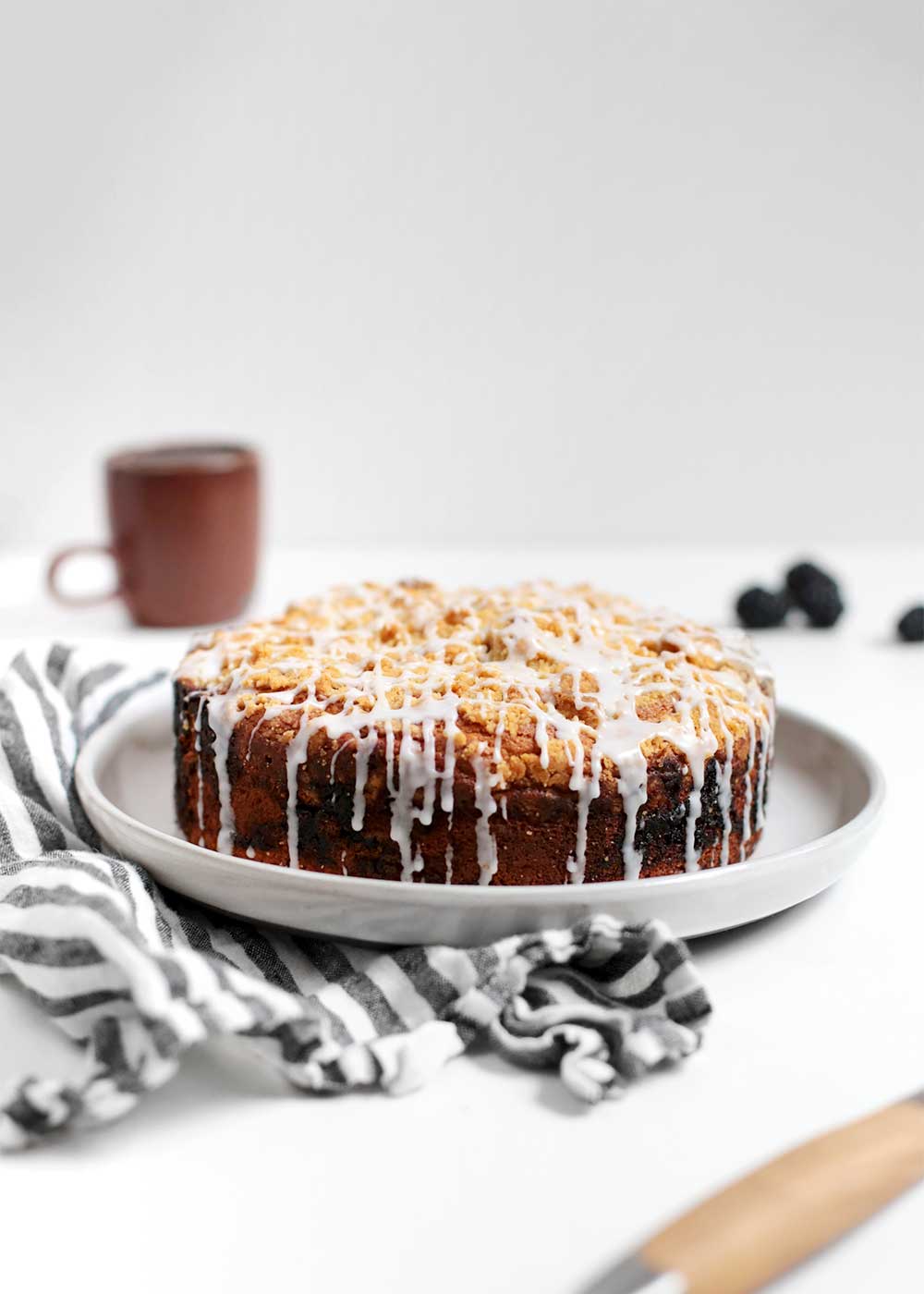 Blackberry Coffee Cake from The Faux Martha