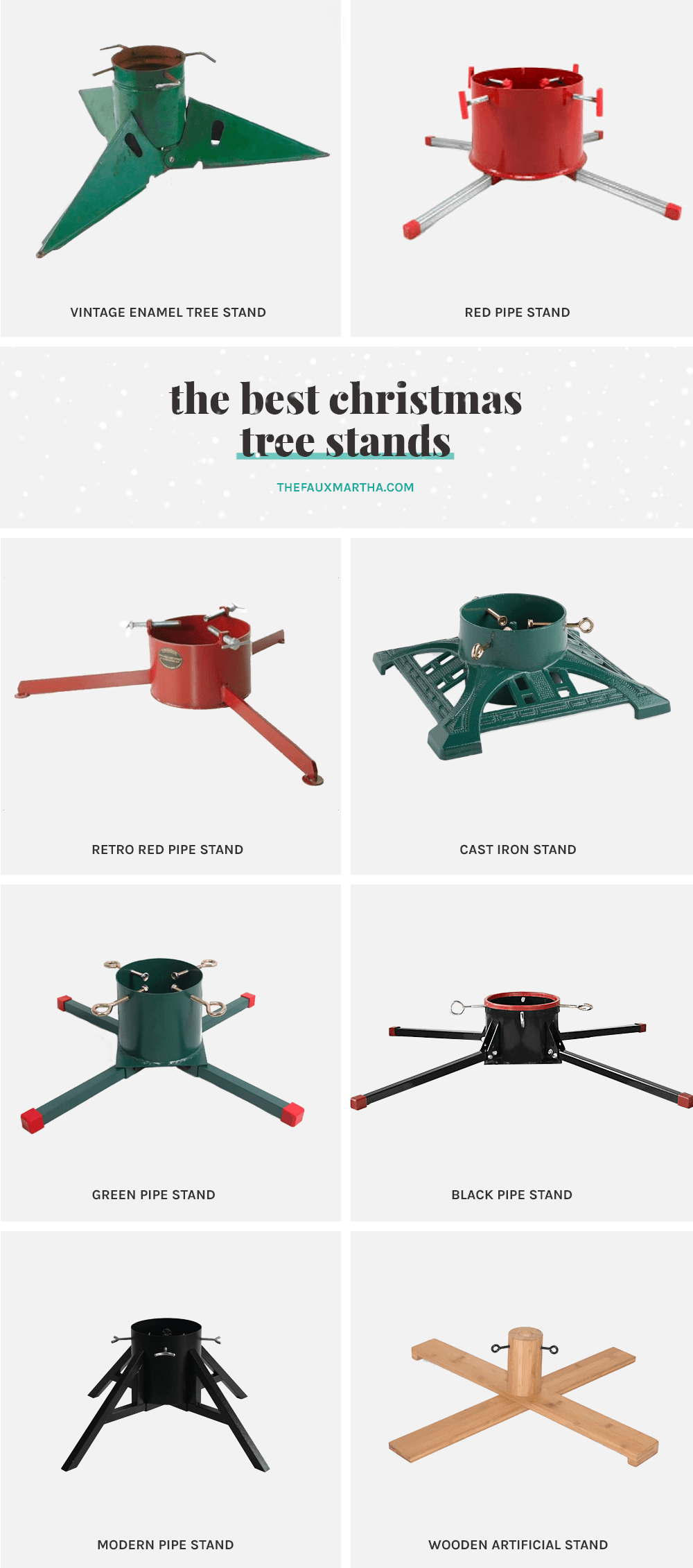 Best Christmas Tree Stands from The Faux Martha