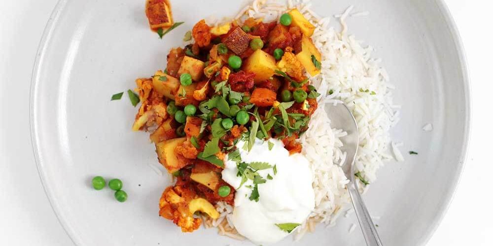 Pantry Friendly Aloo Gobi from The Faux Martha
