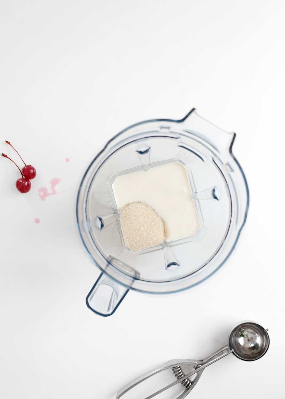 How to Make Snow Ice Cream in a Vitamix from The Faux Martha