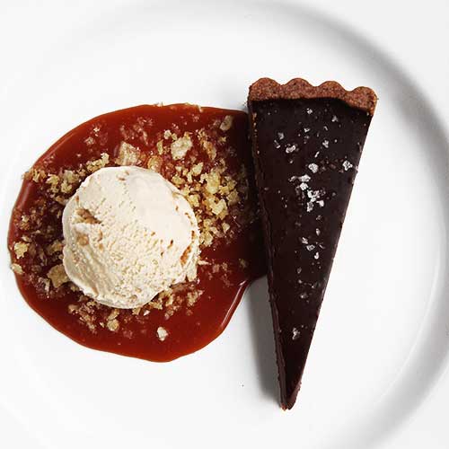 salt and vinegar chocolate tart