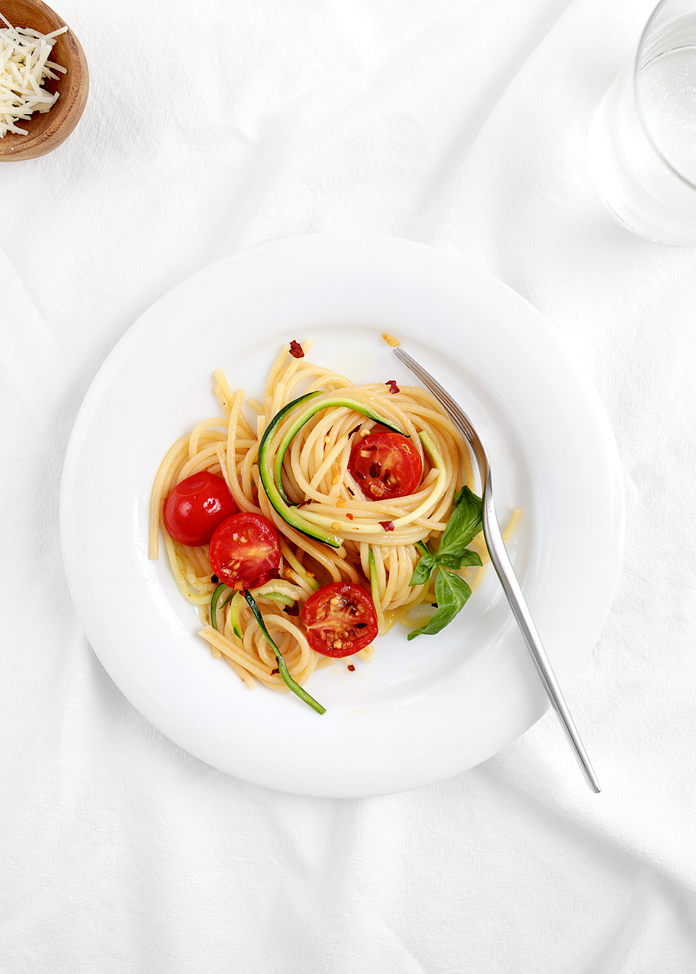 Spicy Zucchini Spaghetti recipe