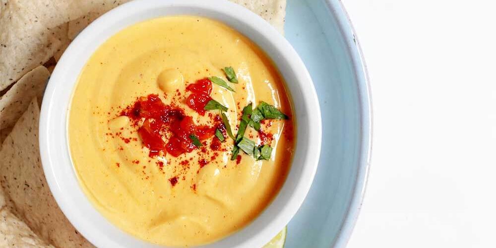 Vegan Cashew Queso from the faux martha