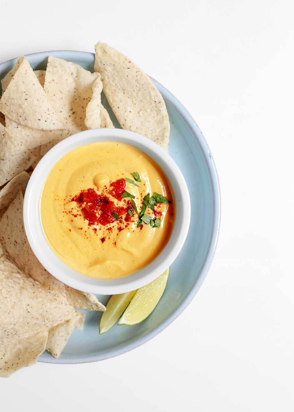 Vegan Cashew Queso from the faux martha