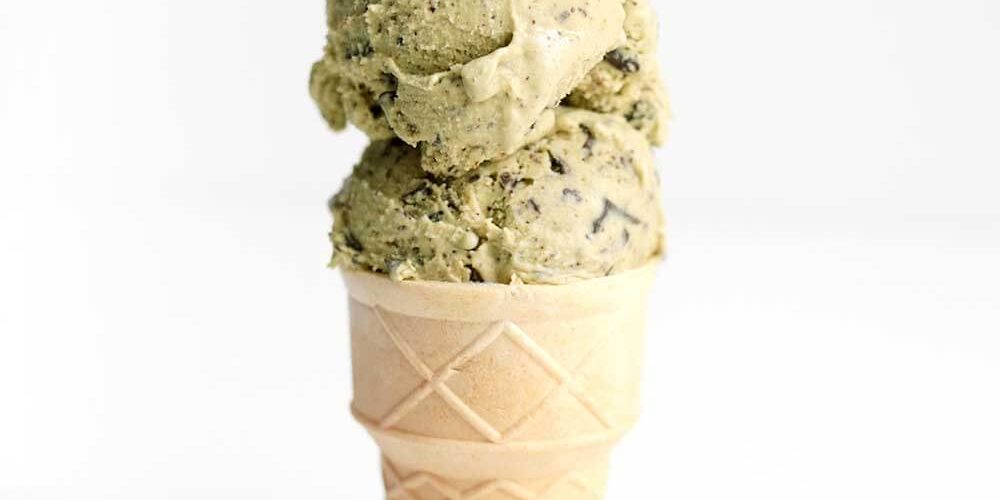 Vegan Mint Chip Ice Cream from The Faux Martha