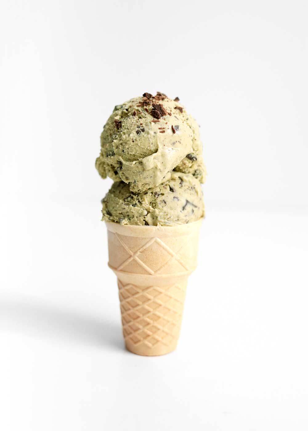 Vegan Mint Chip Ice Cream from The Faux Martha