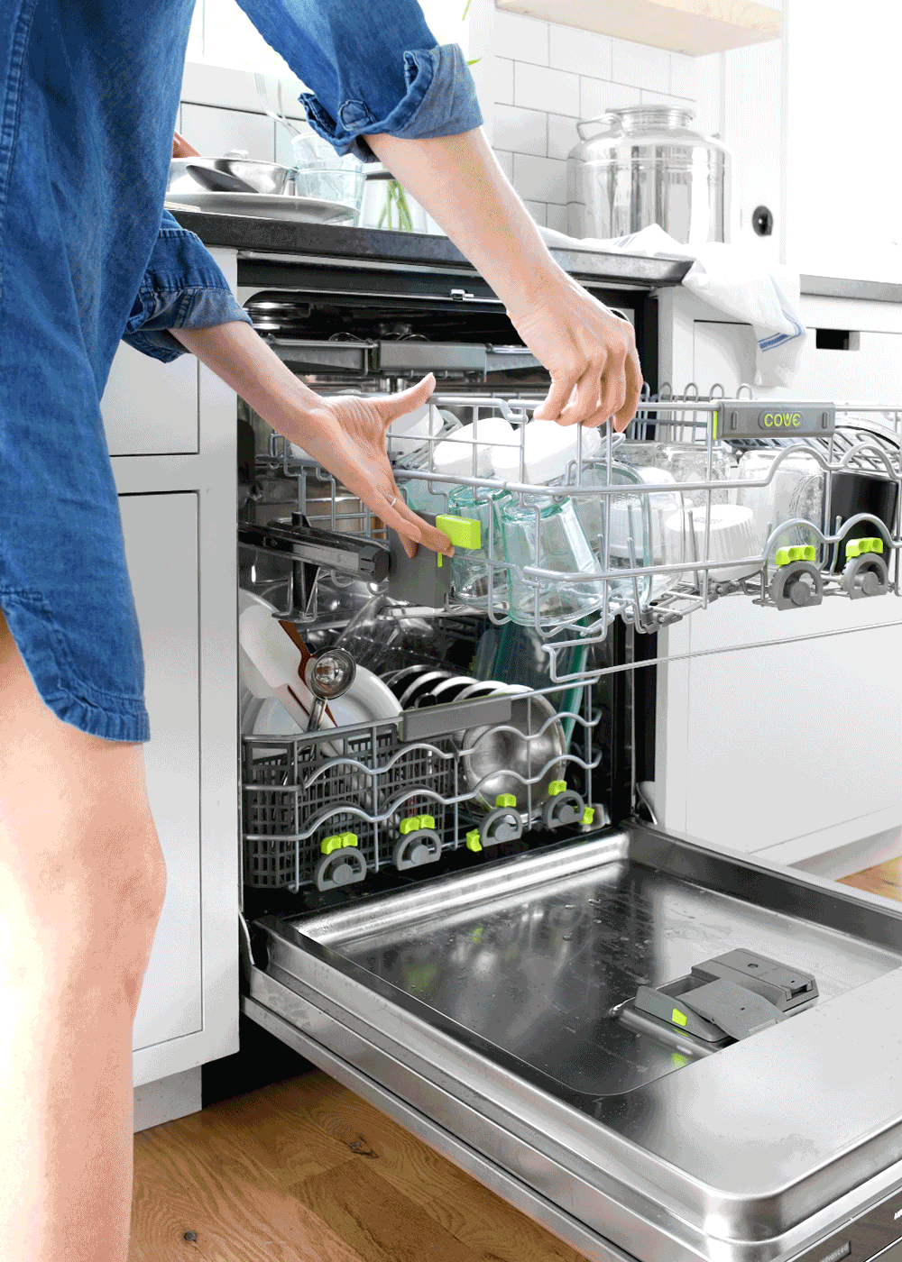 Adjustable Cove Dishwasher