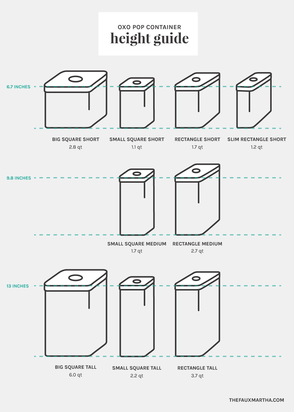 POP Container - Big Square Tall (6.0 Qt.)