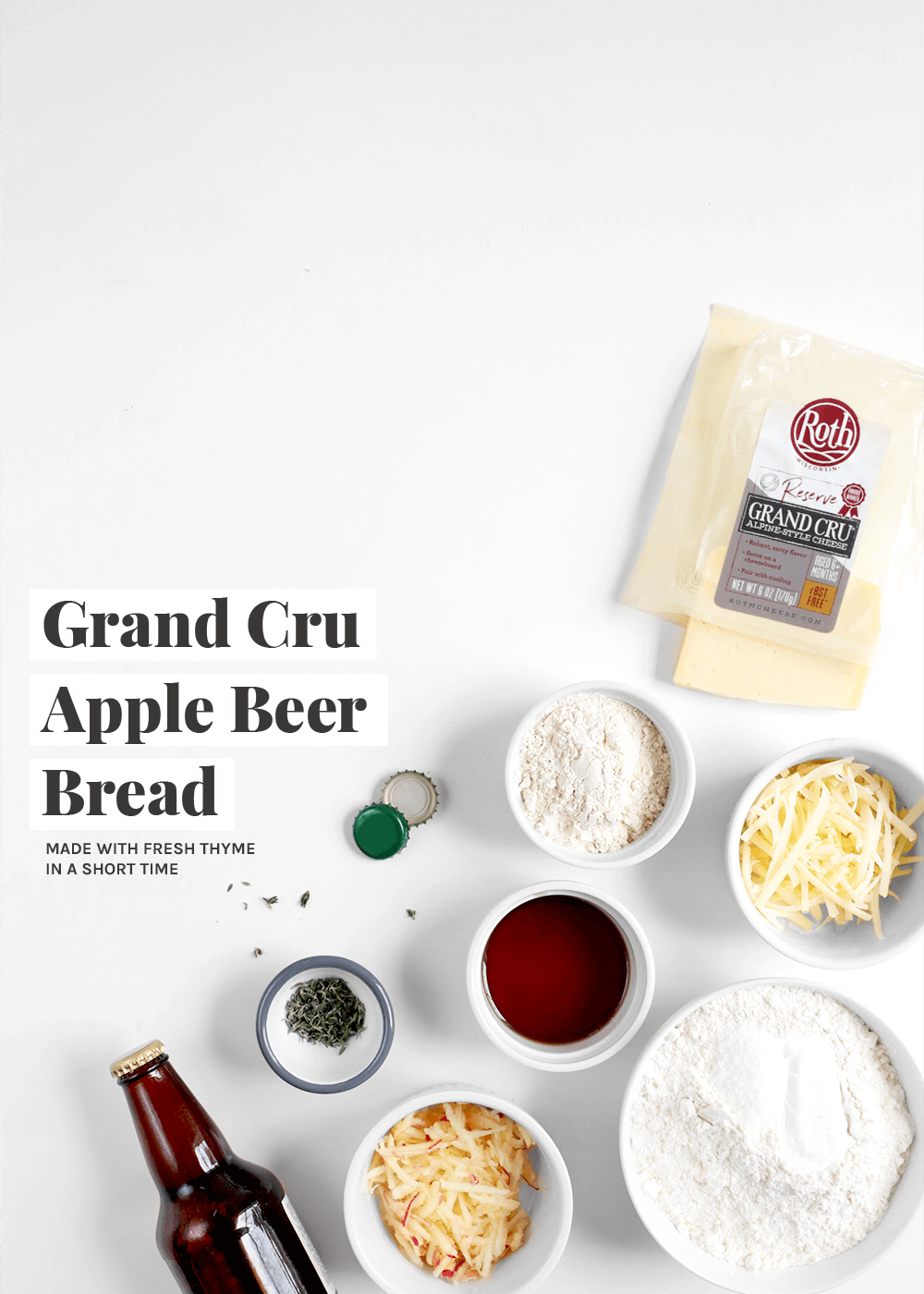 Grand Cru Apple Beer Bread from The Faux Martha