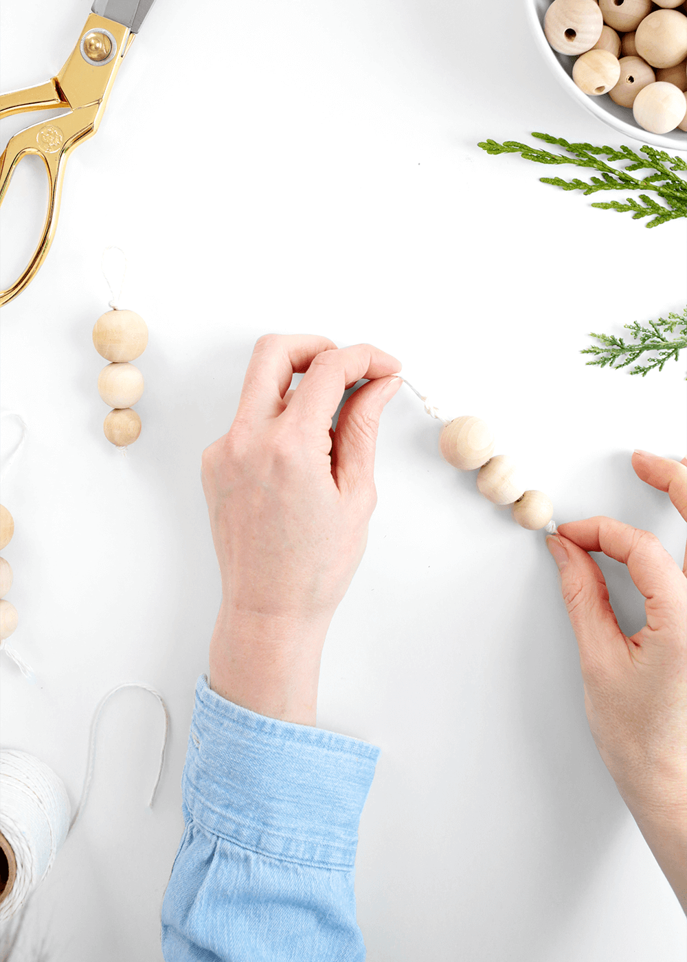 How to make simple Wooden Ornaments from The Faux Martha