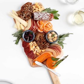Simple Winter Cheese Board from The Faux Martha