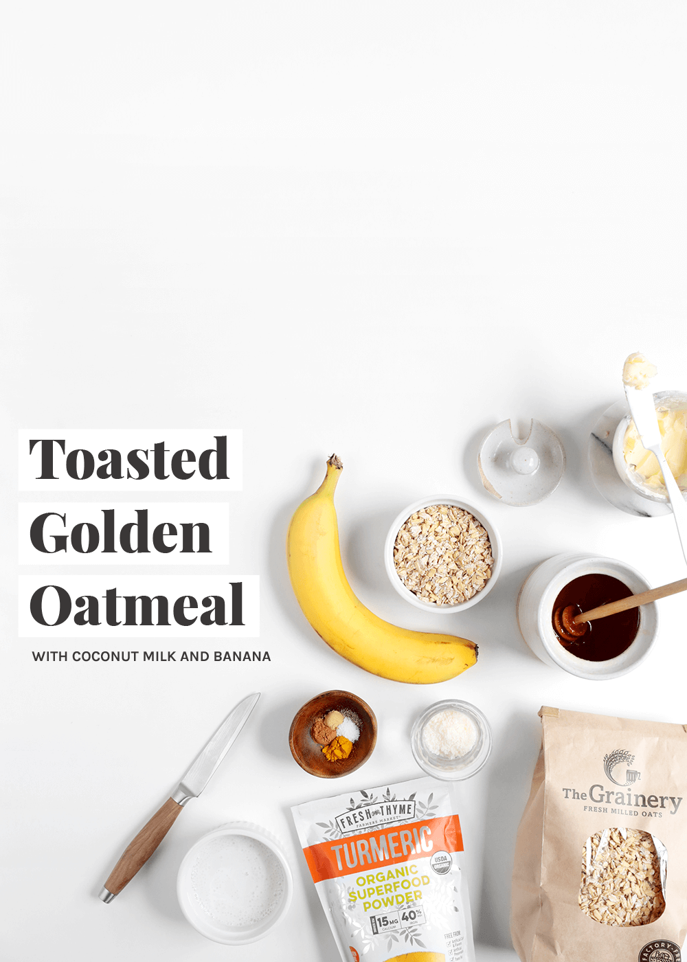 Toasted Golden Oatmeal from The Faux Martha