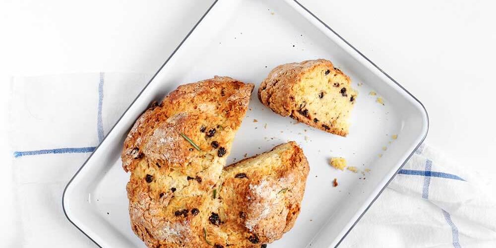 Rosemary Orange Irish Soda Bread from The Faux Martha