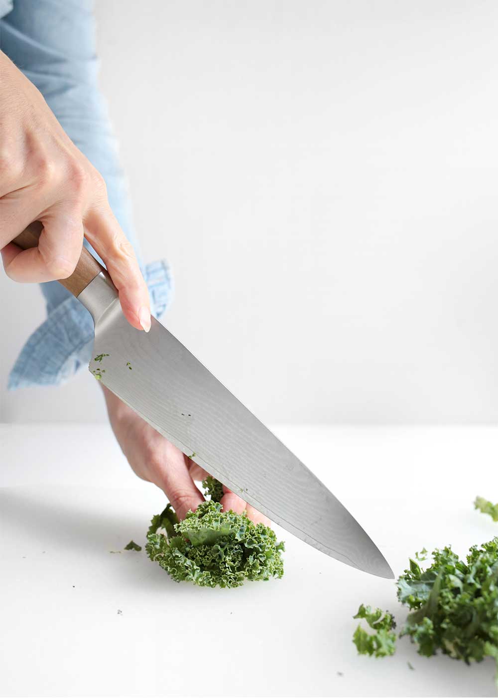 how to chop kale from the faux martha