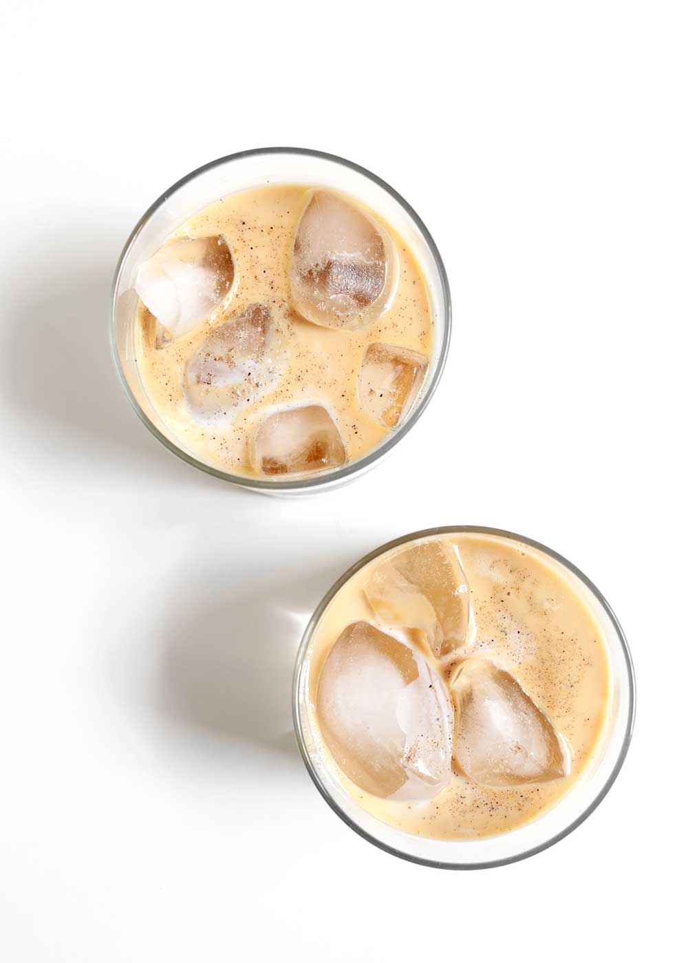 iced maple cardamom latte from the faux martha