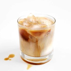 iced maple cardamom latte from the faux martha