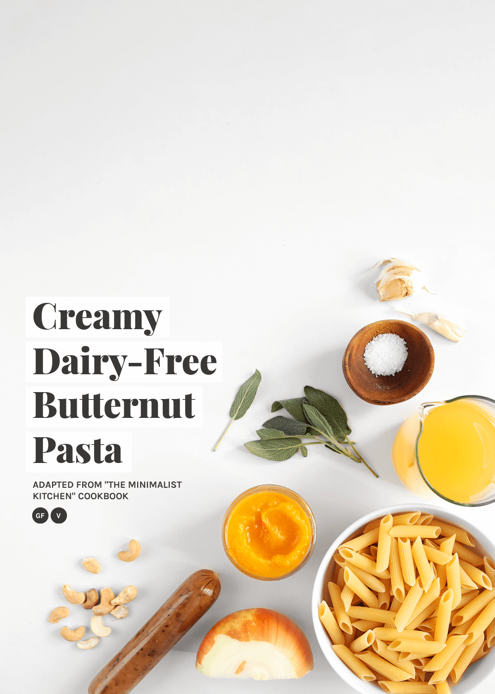 how to make Creamy Dairy-Free Butternut Pasta from The Faux Martha