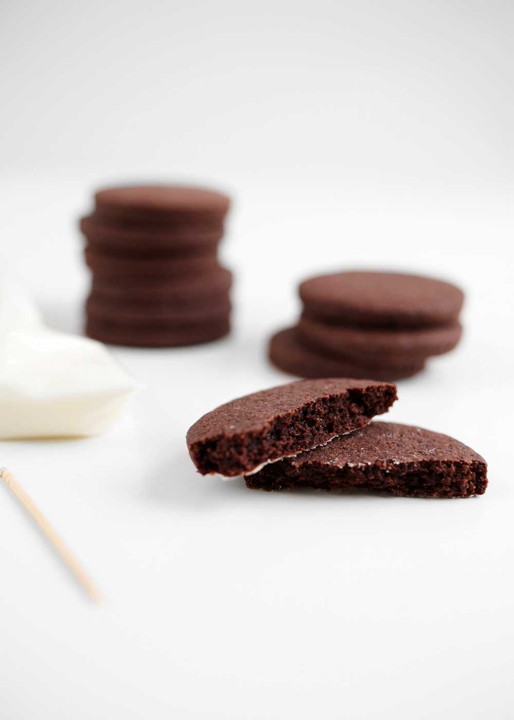 Chocolate Cardamom Rye Cut-Out Cookies from the faux martha