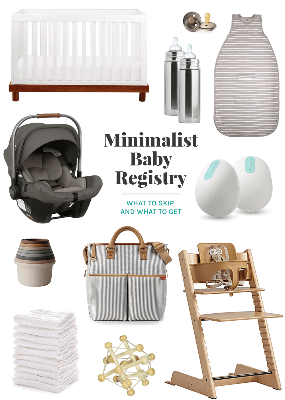 minimalist baby registry from the faux martha