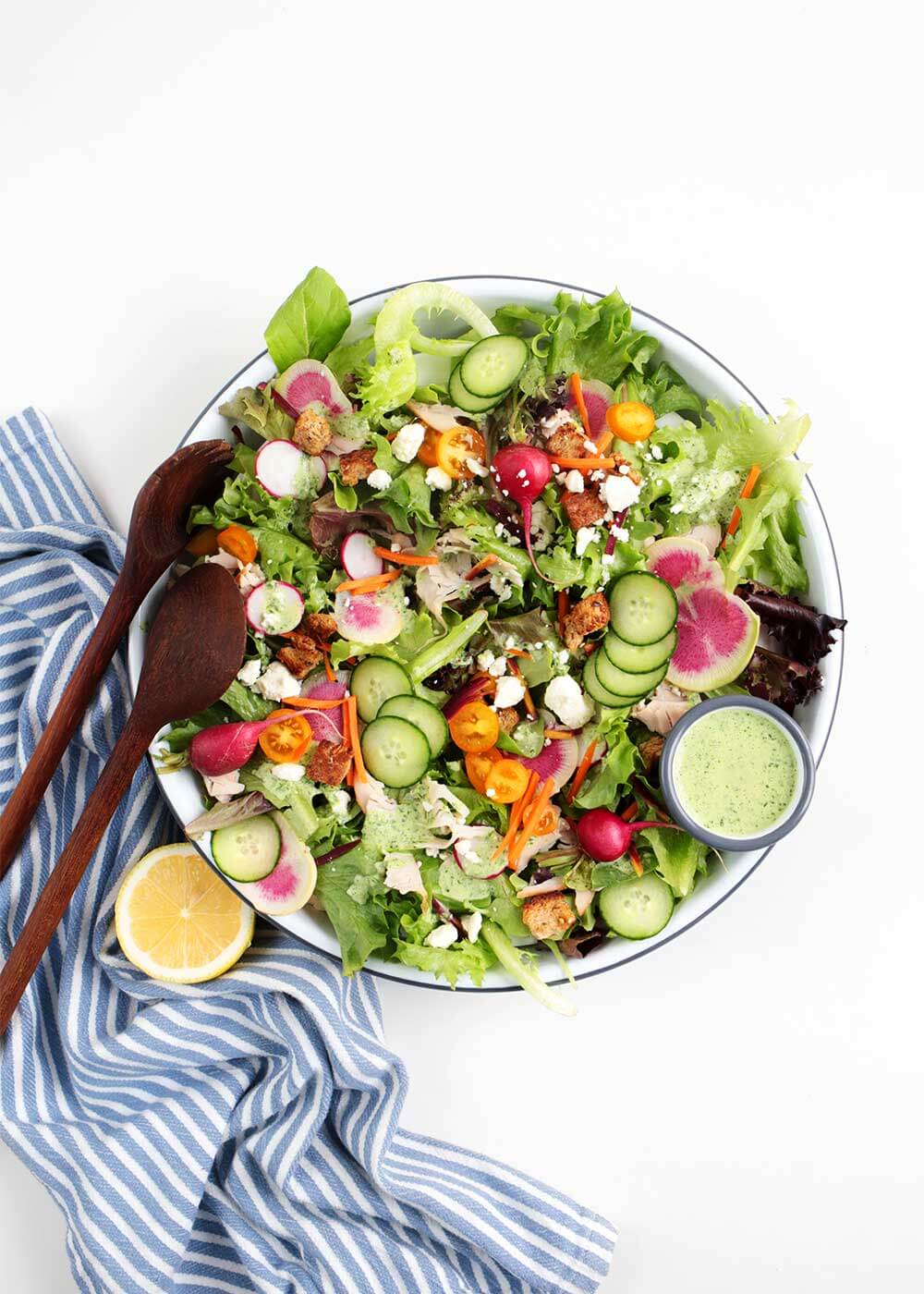 green goddess salad from the faux martha