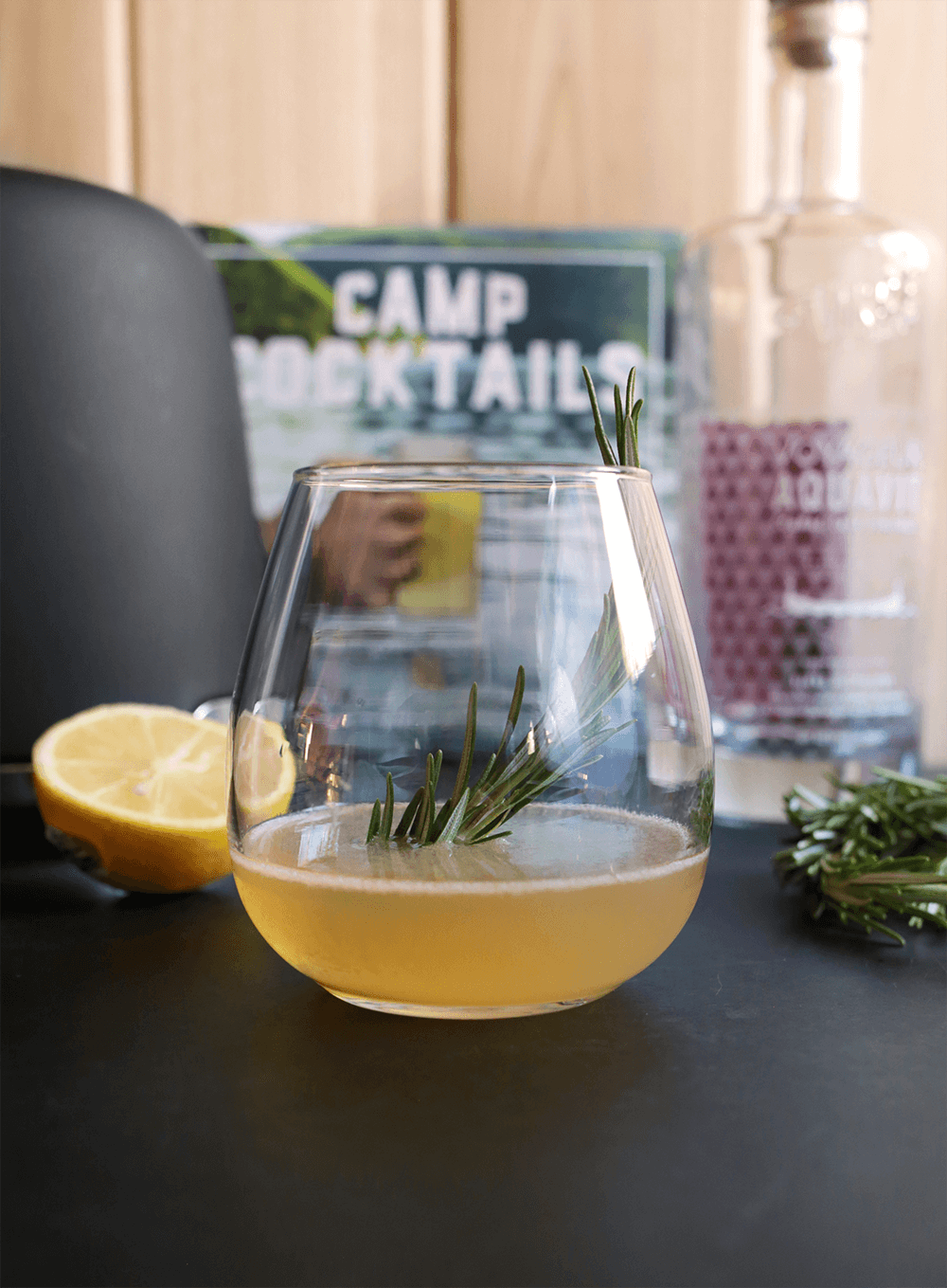 Northern Sidecar Cocktail at The Minne Stuga with Vikre Distillery Aquavit