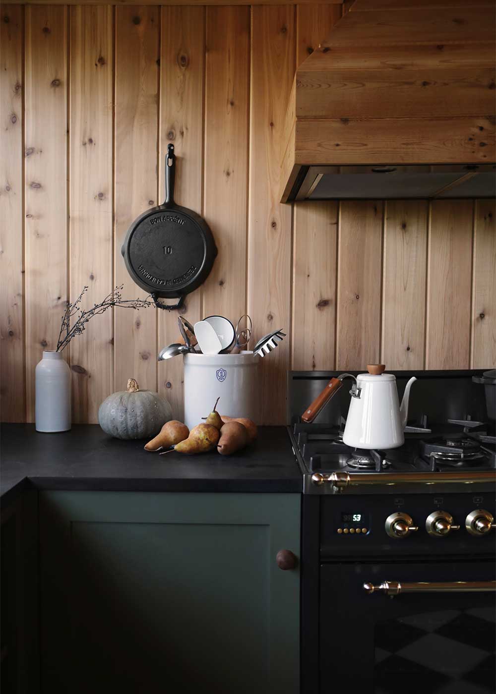 the minne stuga cabin kitchen by melissa Coleman of The Faux Martha