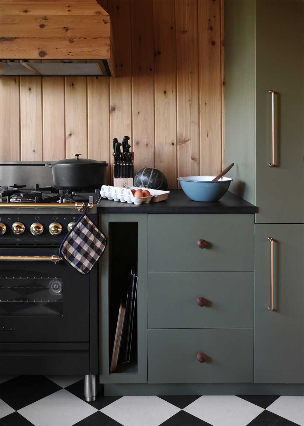 the minne stuga cabin kitchen by melissa Coleman with semihandmade of The Faux Martha