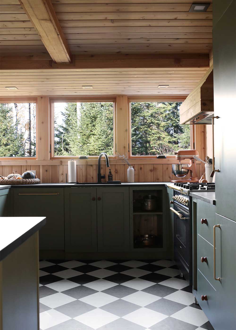 the minne stuga cabin kitchen by melissa Coleman of The Faux Martha