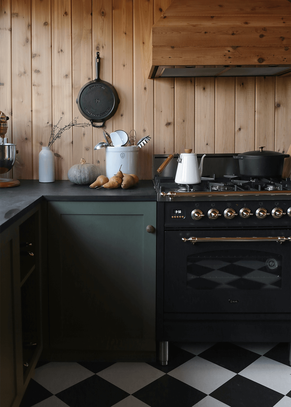 the minne stuga cabin kitchen by melissa Coleman of The Faux Martha